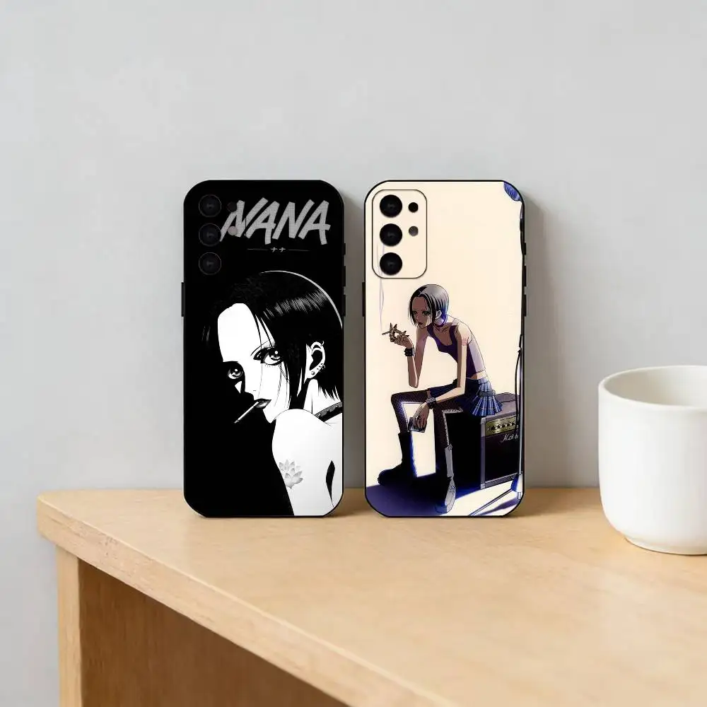 Nana Osaki  Phone Case For Samsung S25,24,23,22,30,21,10,9,Ultra,Plus,Lite Soft Black Case