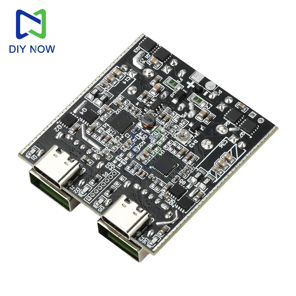Modul Pengisi Daya Super Cepat 1-Channel 2-Channel PD 140W/100W DIY Motherboard Mendukung PD QC AFC FCP VOOC Dengan Kipas Pendingin