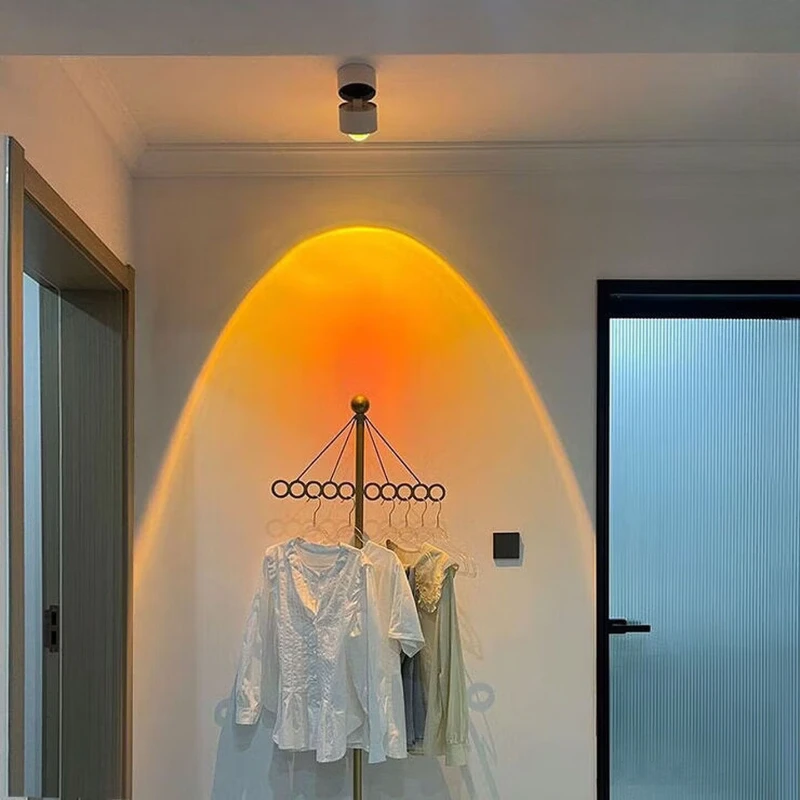 Spotlights Embedded Wall Washer Adjustable Angle Living Room Porch Photo Painting Track Atmosphere Light Merchant
