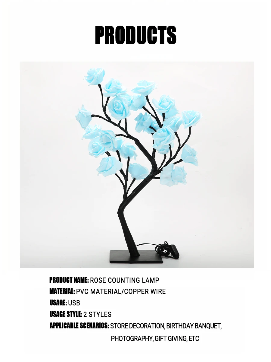 JHXLAMP Lampada touch a forma di fiore di girasole, lampada da tavolo senza fili ricaricabile, 3