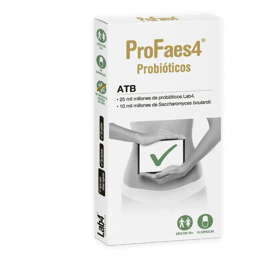 ProFaes4® ATB Complemento con Saccharomyces boulardii probióticos FaesFarma