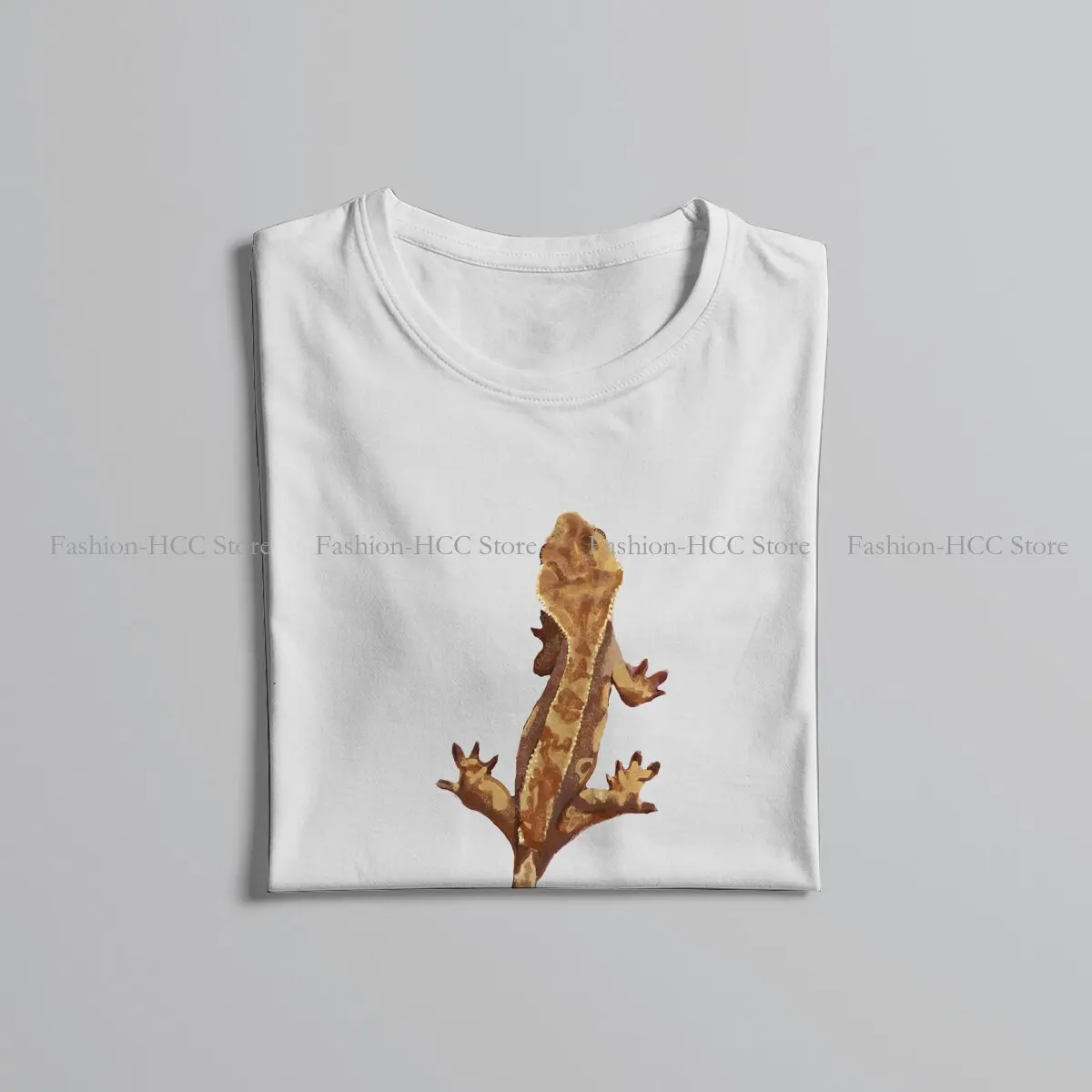 Gecko Lover Polyester TShirts Crested Eyelash Crestie Cresties Print Homme T Shirt Hipster Clothing