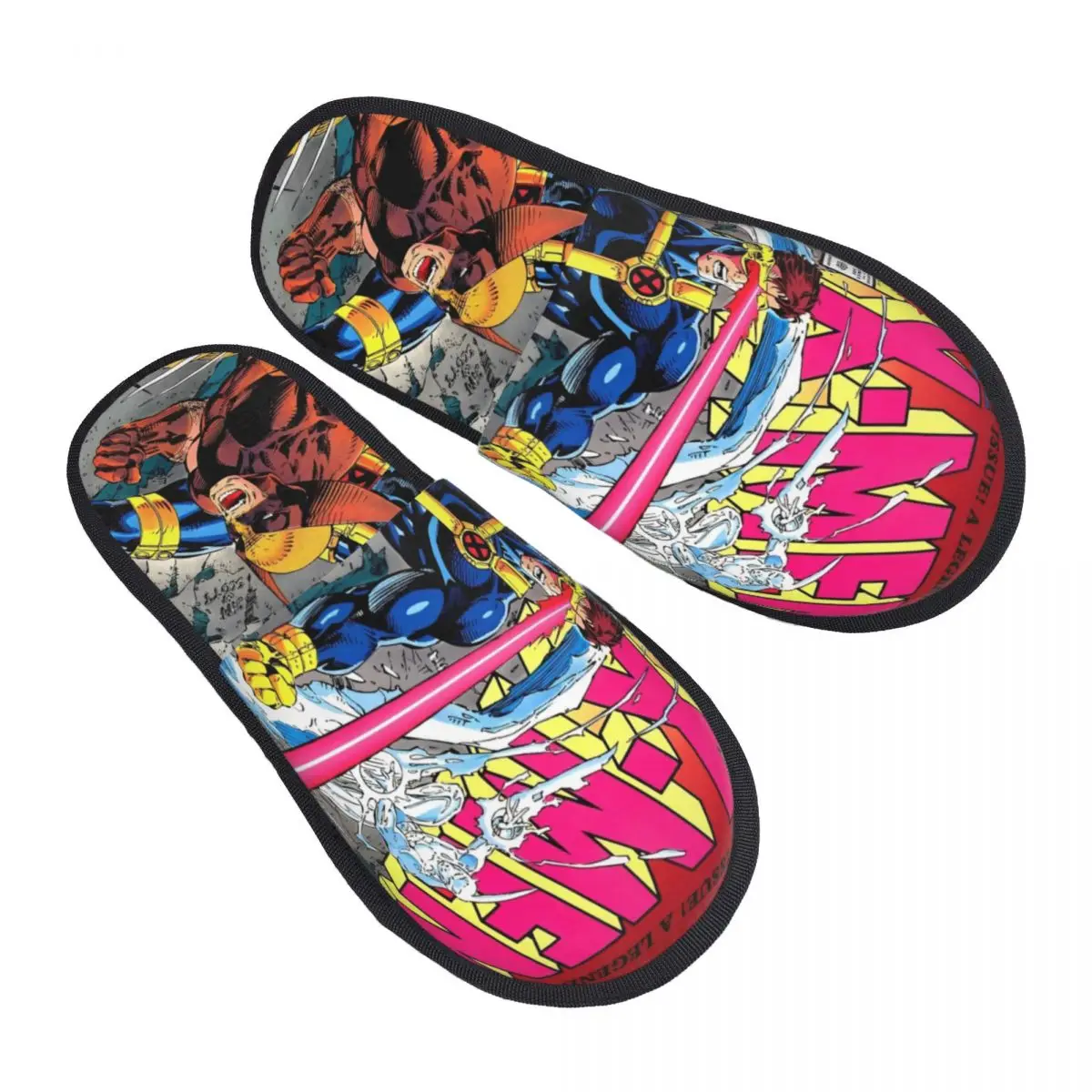 X Man X-MAN Marvel Hero Winter Cotton House Slippers Living Room Soft Memory Foam Slides Non Slip