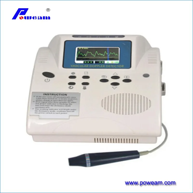 Handheld TFT Blood Flow Detector Vascular Doppler Monitor