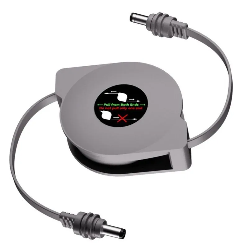 Super Sale For Starlink Mini Retractable Power Cord Male DC5521 to DC5521 Plug-and-Play Portable DC Cable Satellite Cable 5m