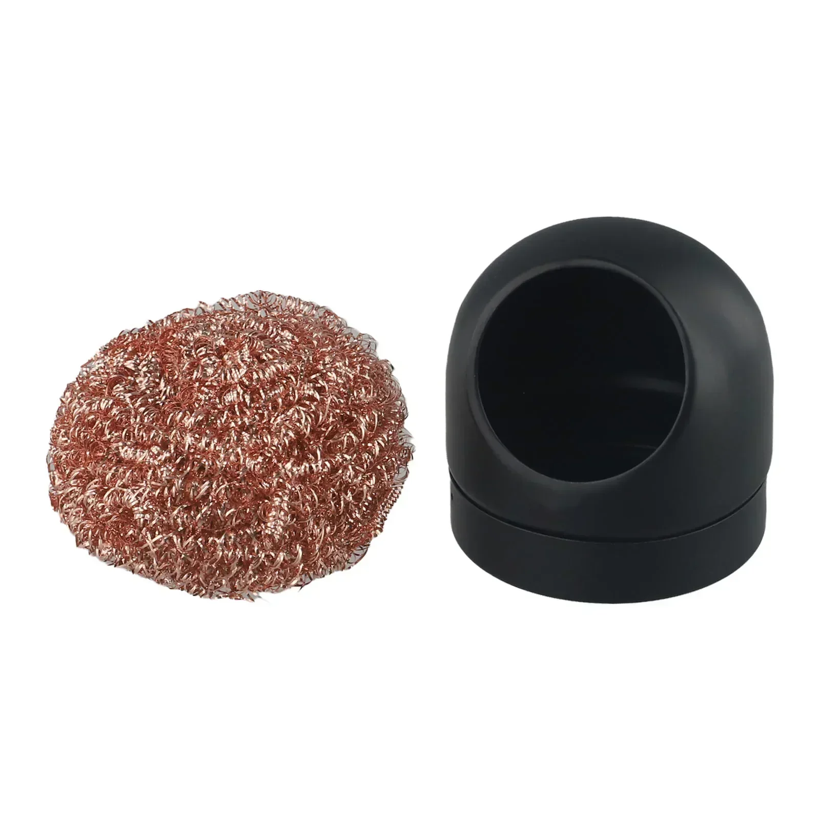 New Practical Efficient Removal 70*70*70 Mm Black Multi-point Cleaning Plastic Shell Soldering Tip Cleaning Base