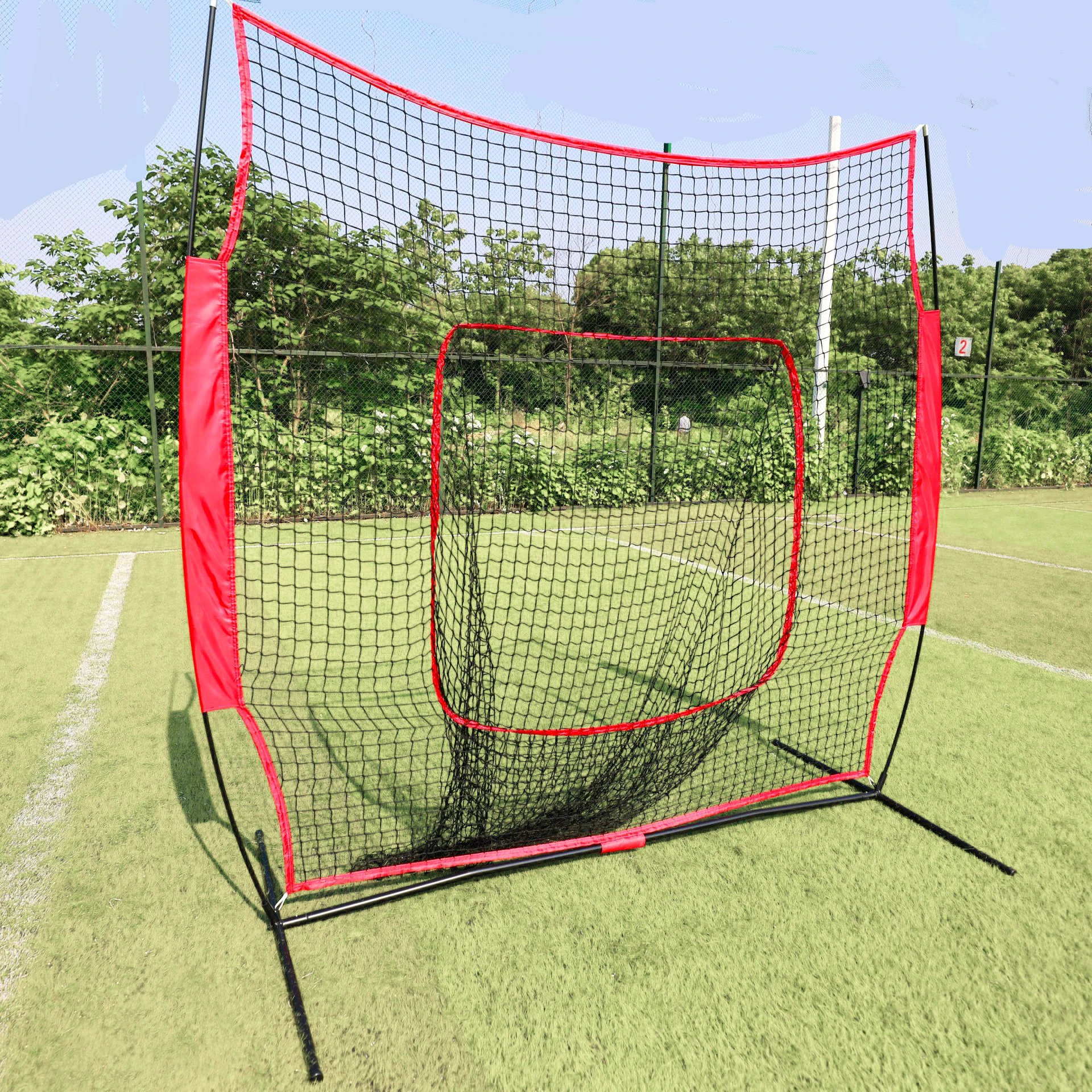 

7 Feet Portable Folding Baseball Hitting Net Softball Goal Baseball Practice Net