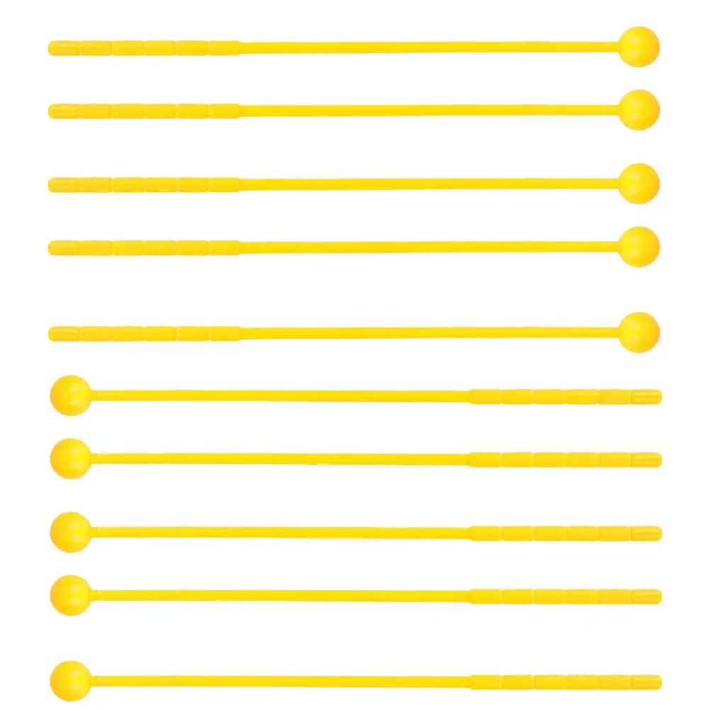 

12pcs Drumsticks Plastic Durable Lightweight Safe Children Teaching Aids Musical Toys Handheld Accessories
