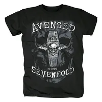 Harajuku Metalcore Avenged Sevenfold Rock T Shirt Hip Hop Streetwear T Shirt Heavy Metal Fashion Casual Plus Size T Shirt Women