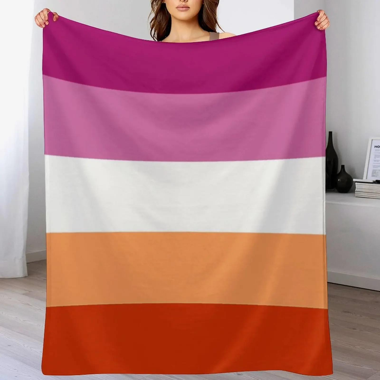 new lesbian flag Throw Blanket Comforter For Baby sofa bed Blankets Sofas Of Decoration Blankets