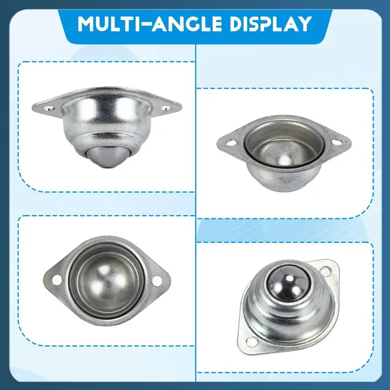 

AB02 12 Pieces CY-15A Ball Transfers Universal Rotation Ball Conveyor Wheel Caster Roller 5/8 Inch Ball Bearings