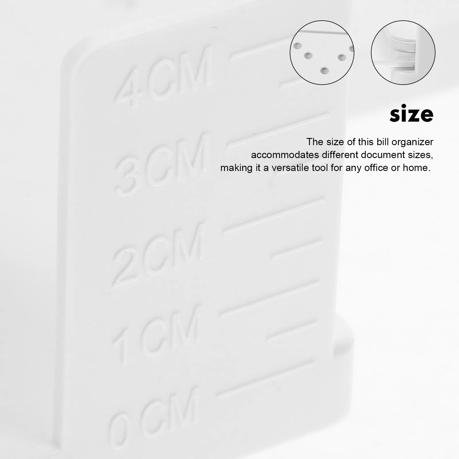 Bill Binding ganizer Document Rack A5 Size Compact Invoice Receipt Voucher Storage Solution Plastic Auxiliary Tool