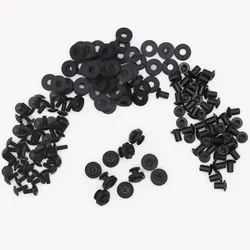 100/set black cross head Chicago screw rubber washer custom Kydex gun blade holster mounting kit