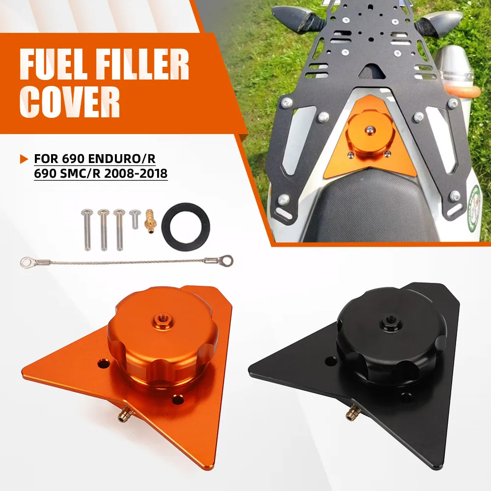 For 690 Enduro/R Fuel Tank Cap Fuel Filler Neck 690 SMC/R 2008-2010 2011 2012 2013 2014 2015 2016 2017 2018 690Enduro 690 SMC