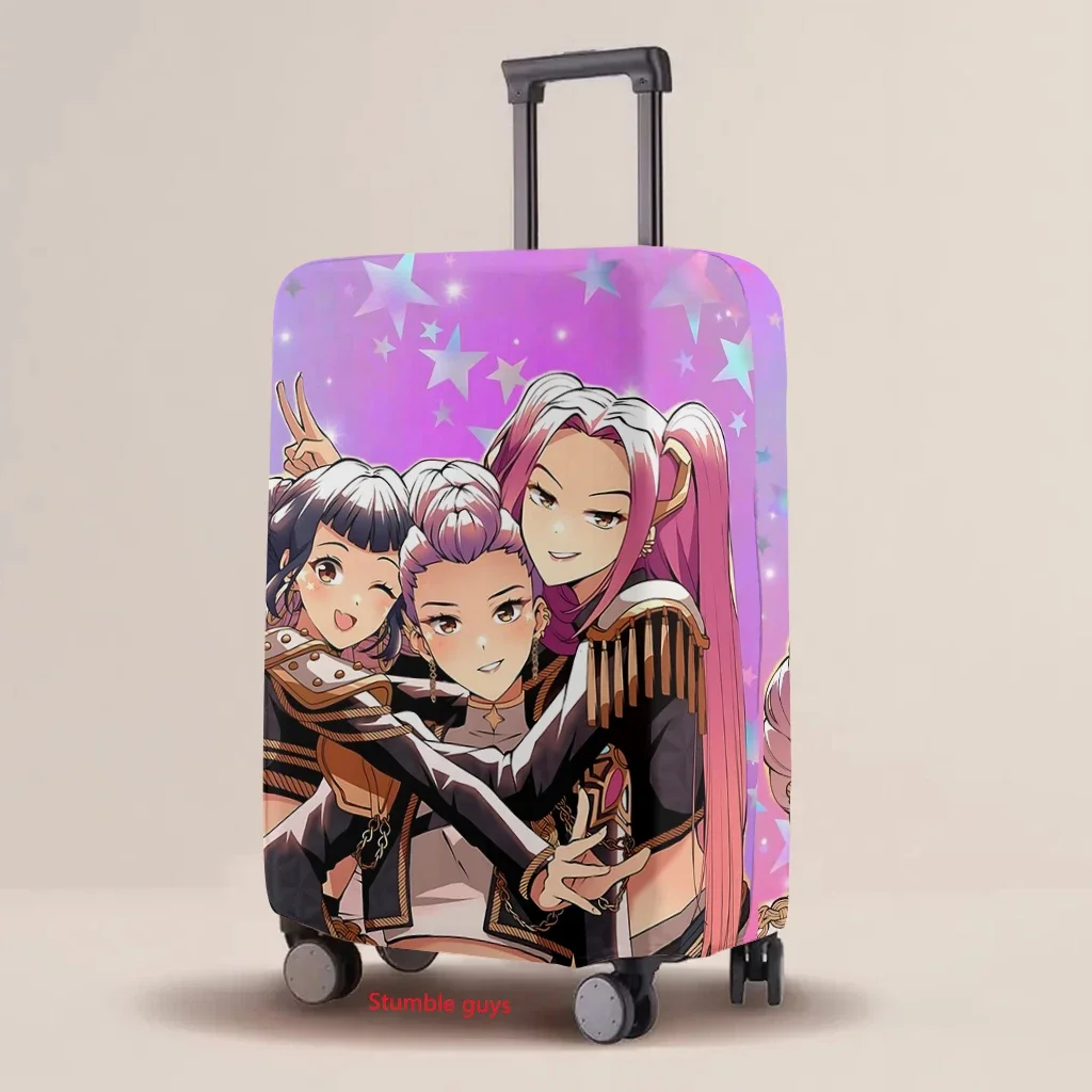 

Luggage Protective Cover Kpop Demon Hunters Elastic Multi-Size Cartoon Print Universal Suitcase Sizes​