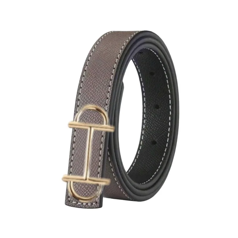 النساء خمر خياطة حزام جلد 2.8 سنتيمتر سليم جلد البقر الحقيقي للجينز عادية ريترو مشبك قابل للتعديل ، 100 سنتيمتر Ins حزام الموضة #4