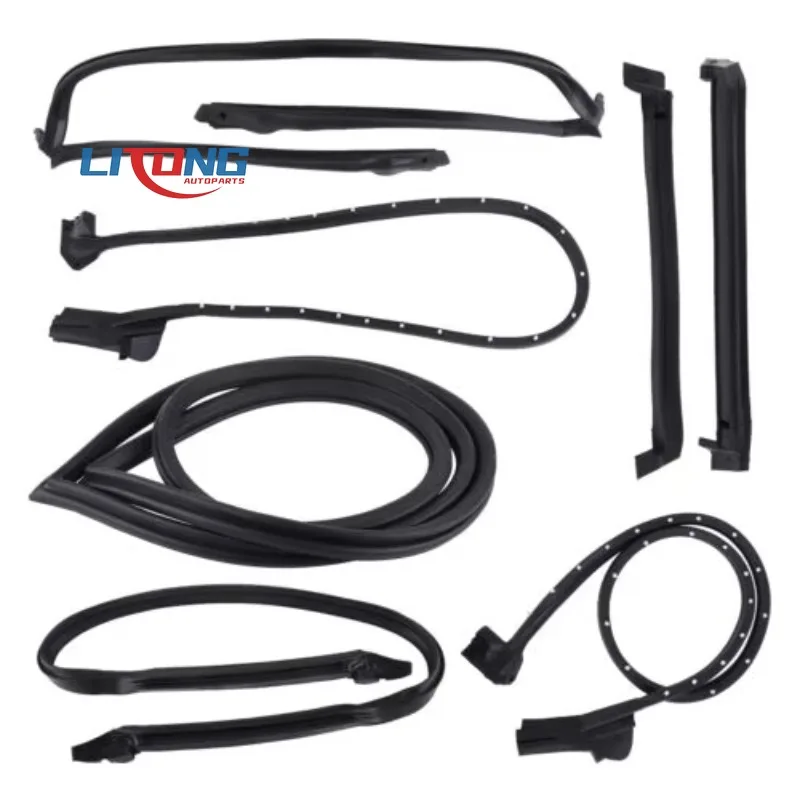 8489GGW High Quality Auto Parts Full Weatherstrip Kit Set Weather Strip Seal For Chevrolet 1985-1989 Corvette C4 9096GGW