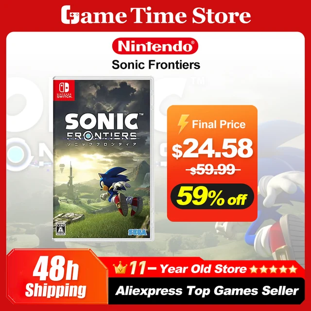Oferty gier Nintendo Switch Sonic Frontiers 100% oficjalna fizyczna gra karciana dla konsoli do gier Switch OLED Lite