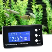 Pet nest thermostat for reptiles, digital display, high precision sensor, temperature and humidity controller, amphibian pets