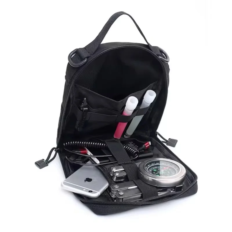 Tactical Outdoor Medical Gear Bag with Molle Straps for Hunting, Camping, and Survival Equipment Storage - view 3