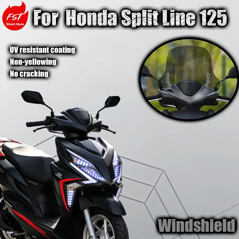 

For Honda Crack 125 Front Windshield Modification New Import Lift Version Motorcycle Windscreen for Enhanced Riding Experience