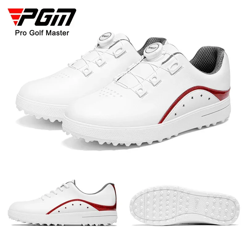 

PGM Women's Golf Shoes Women Sports Leisure Golf Course Non-slip Sneakers Comfortable Waterproof All-match White Shoes XZ310