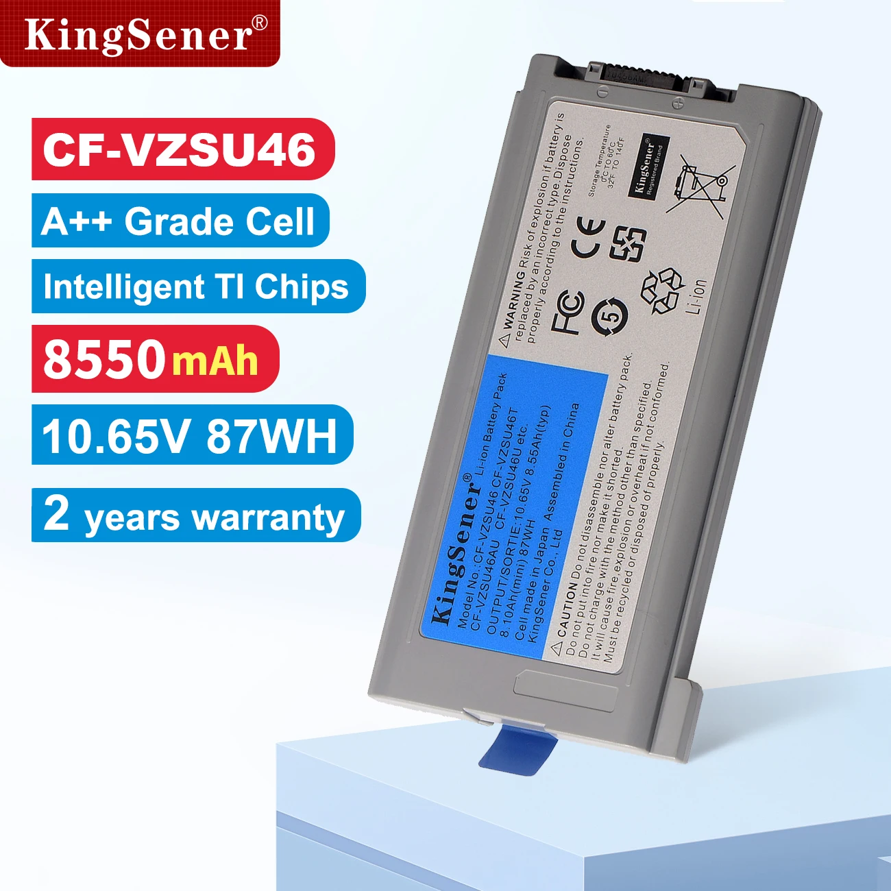 

Аккумулятор для ноутбука 10.65V 8.55Ah CF-VZSU46 для Panasonic Toughbook CF-30, CF-31, CF-53, CF-VZSU46AU, CF-VZSU46U, CF-VZSU46S