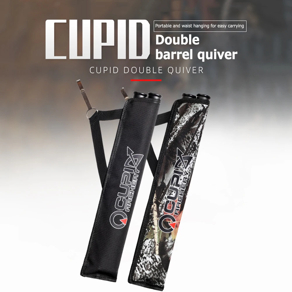 في الهواء الطلق الصيد العام قوس منحني السهم حقيبة جعبة أنبوب السهم حامل المحمولة الظهر الخصر حقيبة للنساء الرجل #4