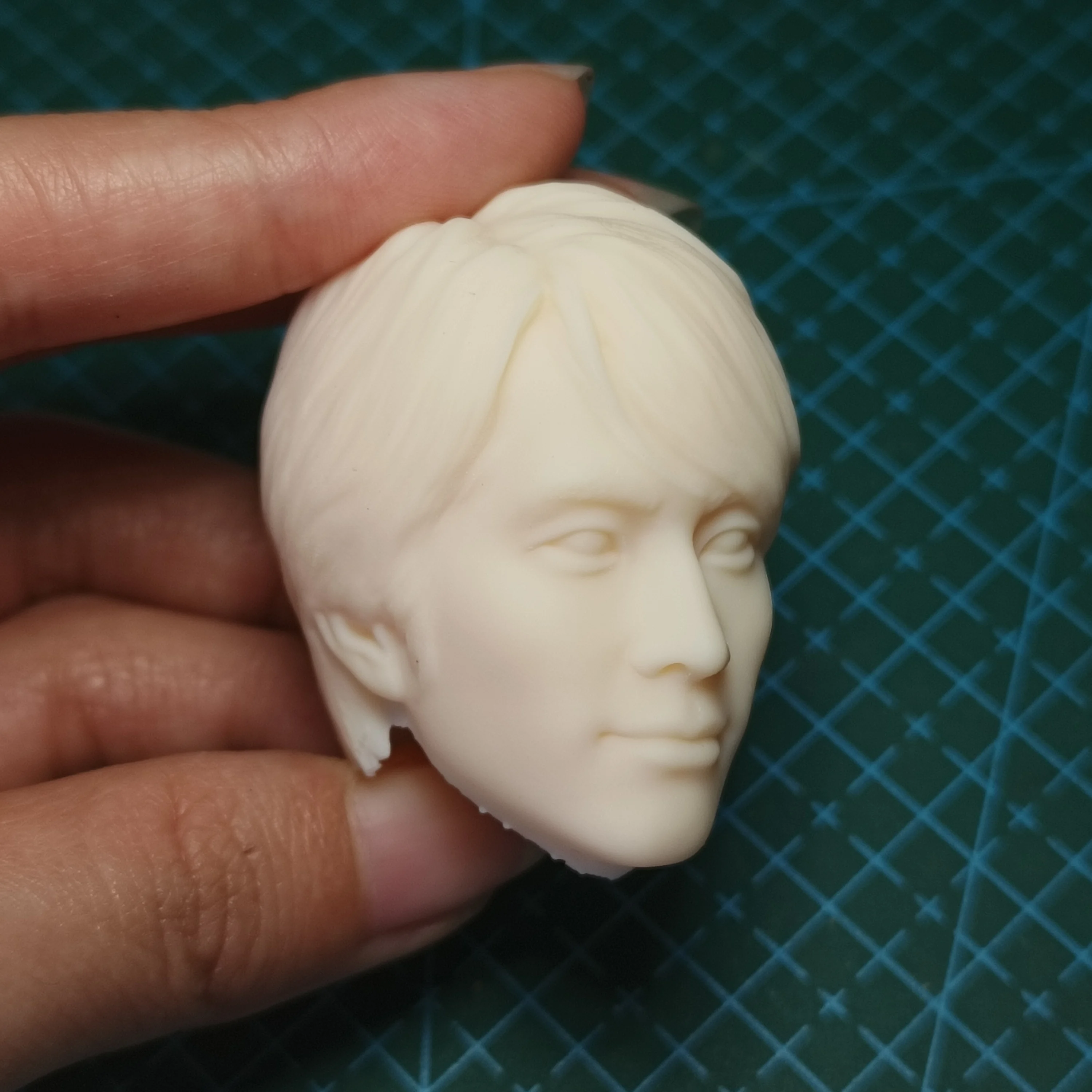 

Male Head Sculpt South Korea1/6 Scale SInger Movie Actor 3D print Model Soldier Carving Fit 12'' Inch Action Figure Toys