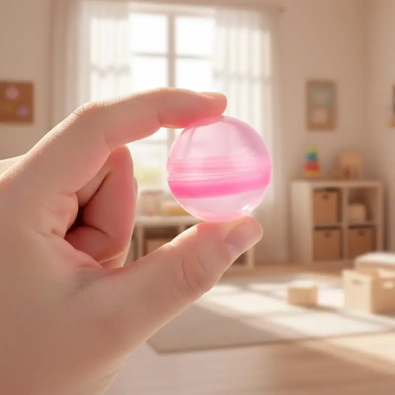 50PCS 60-75MM Empty Plastic Capsule Balls Paintball Storage DIY Toy Container for Birthday Event Party