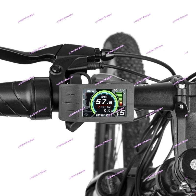 Center motor LCD color meter 500C display meter
