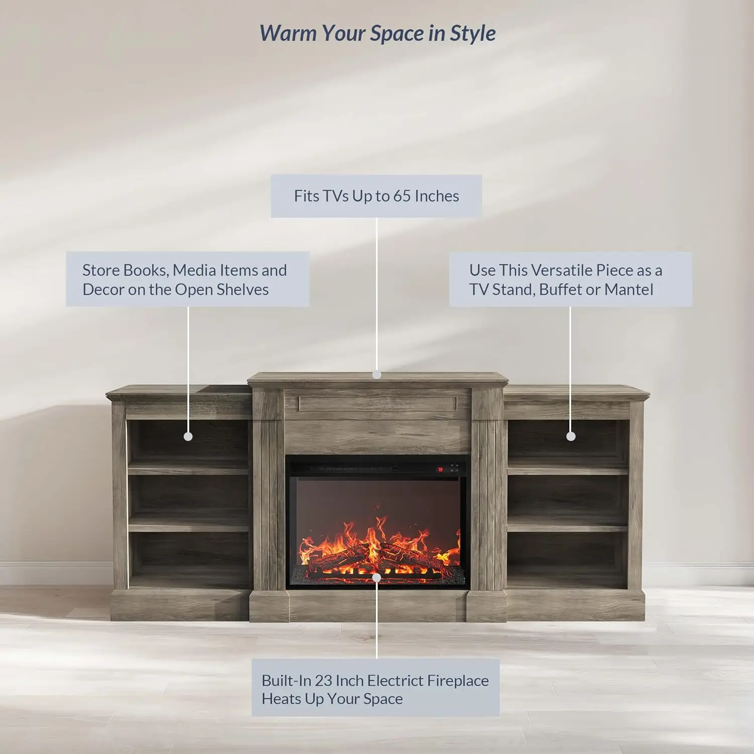 Thumbnail 3 - #9 Best Electric Fireplace Heaters to Buy In 2026