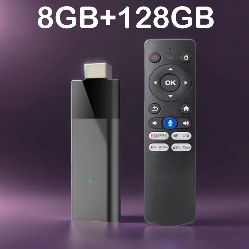 Q12 Mini TV Stick Android 14 ATV Ram 4GB 8GB Rom 64GB 128GB Quad Core Allwinner H313 2.4G&5G Wifi Global Streaming Smart TV Box