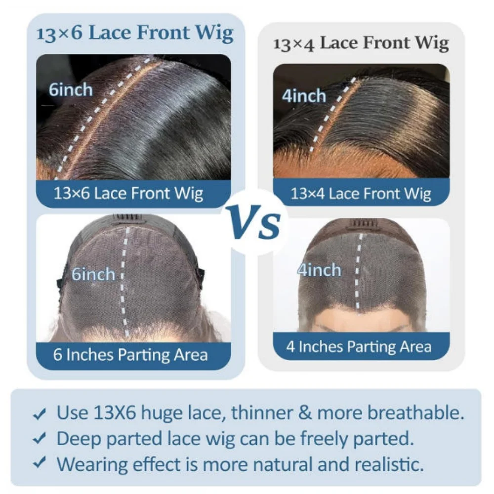 30inch 13x6 lace front wig 250 density  water wave lace front wig  Brazilian natural black high definition lace front water wave wig  pre plucked women's style