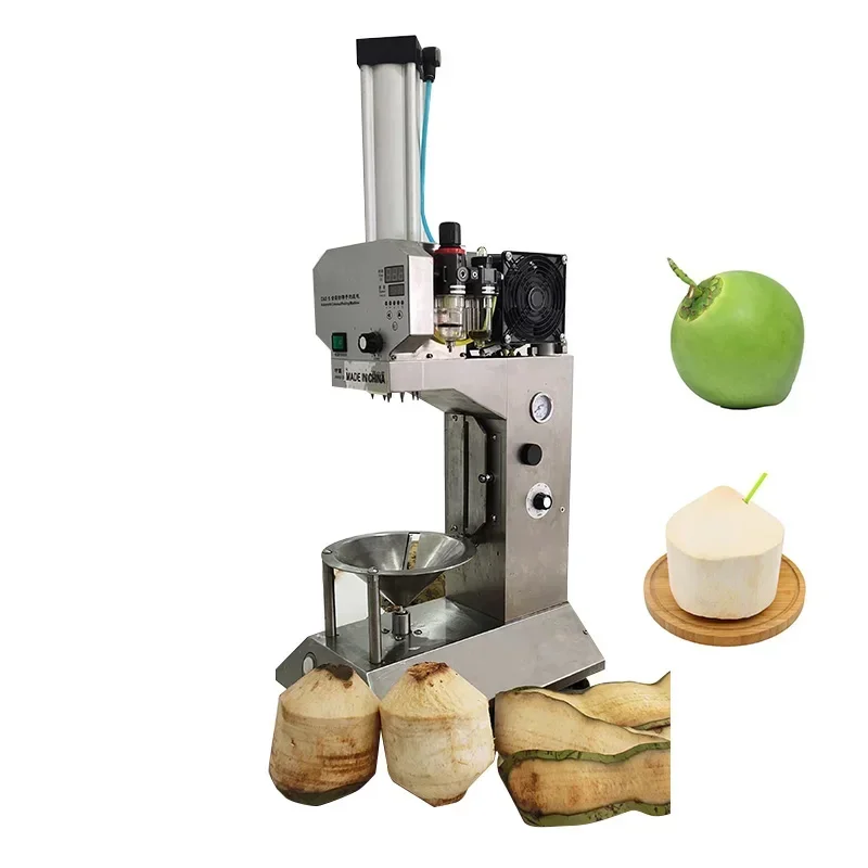 Tender coconut trimming machine green coconut peeling machine green coconut peel cutting machine price