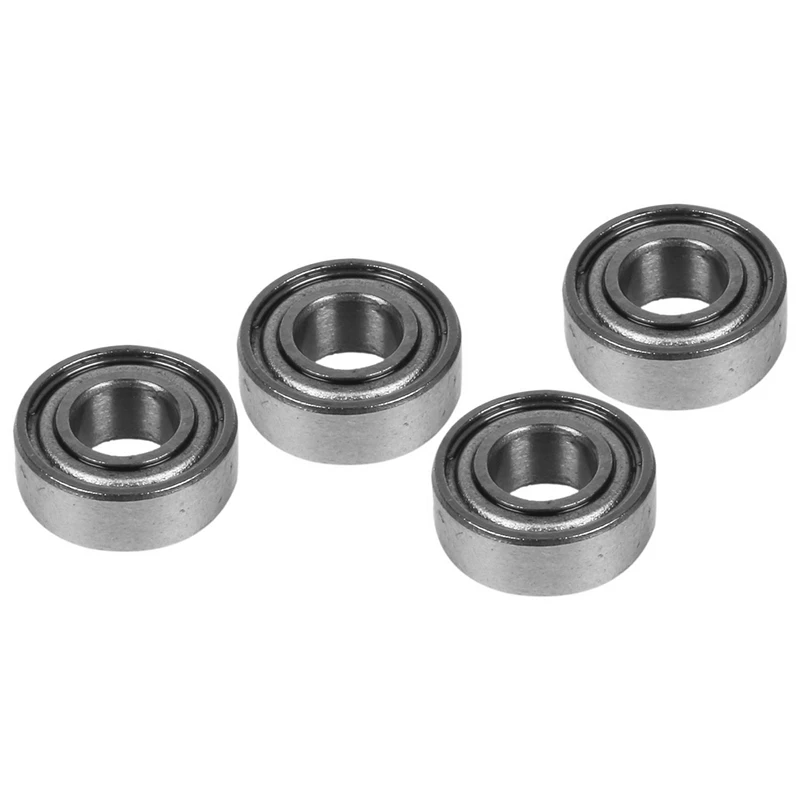 10Pcs Miniature Sealed Metal Shielded Metric Radial Ball Bearing Model: MR115 ZZ 5X11X 4MM & 10Pcs MR126 ZZ 6 X 12 X 4MM