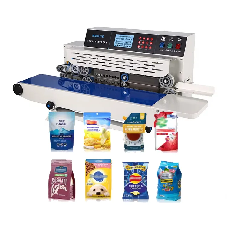 180T Cost-effective Unique Small Tabletop Heat Sealing Coding Machine for Bags Film Pouch Chemical Textiles-Semi-Automatic