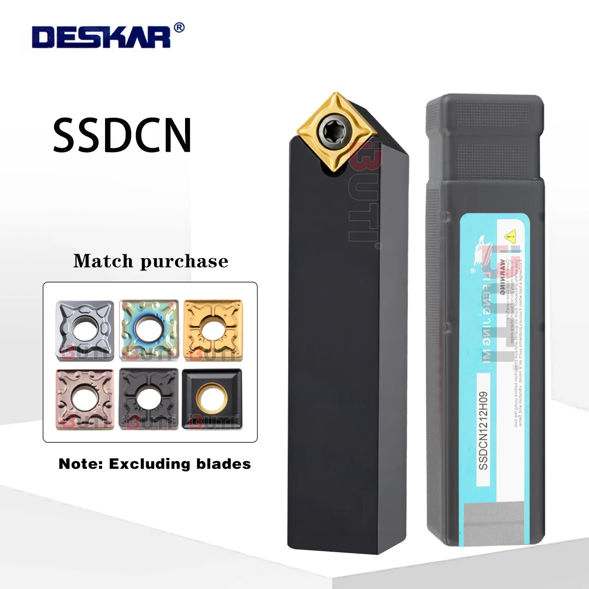 Серия SSDCN DESKAR: 100% Оригинальный внешний держатель для токарных работ SSDCN1212H09/1616H09/2020K09/2525M12, держатель для снятия фаски