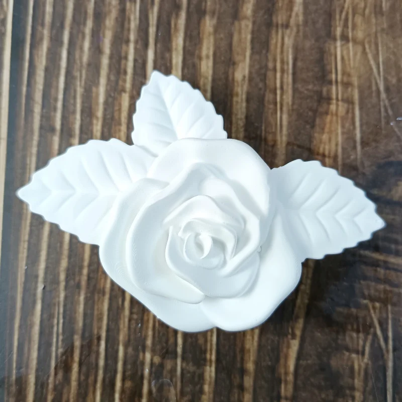 

New 3D Rose Silicone Mold for DIY Plaster/Wax Craft, Candle Holder & Home Decor Making