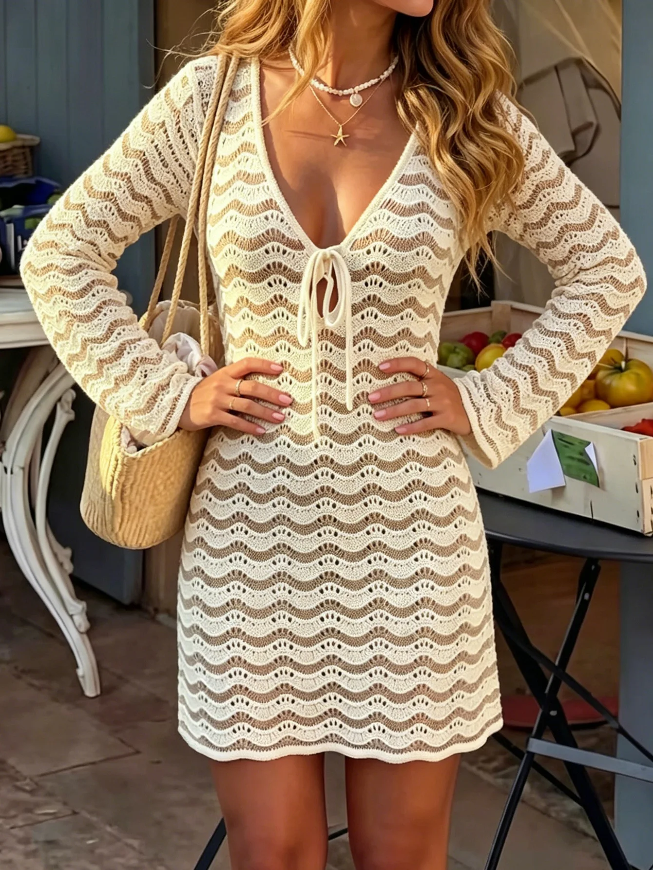 2026 Boho Hohlstrick-Kleid für – Boho Summer Beach Maxi Dress Bewertung und Preis