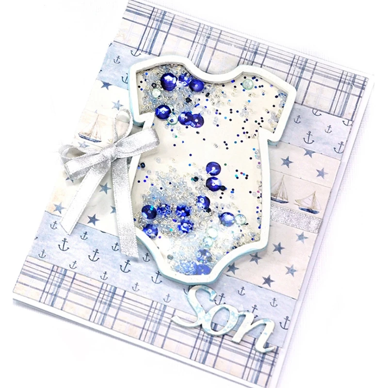 셰이커를위한 귀여운 아기 금속 절단 다이 스텐실 DIY Scrapbooking 엠보싱 도구 다이 컷 종이 카드 앨범 금형 Dropship