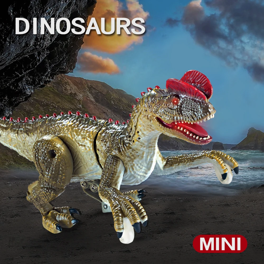 Neue 2,4G Fernbedienung Mini Dinosaurier Elektronische Smart Dinosaurier Spielzeug One Click Demonstration Mit Verisimilitude Sound