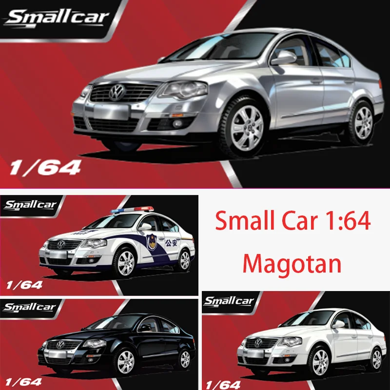 

Миниатюрная модель автомобиля Magotan из литого металла в масштабе 1:64, коллекционная, для декора, витрины, игрушка, подарок, сувенир