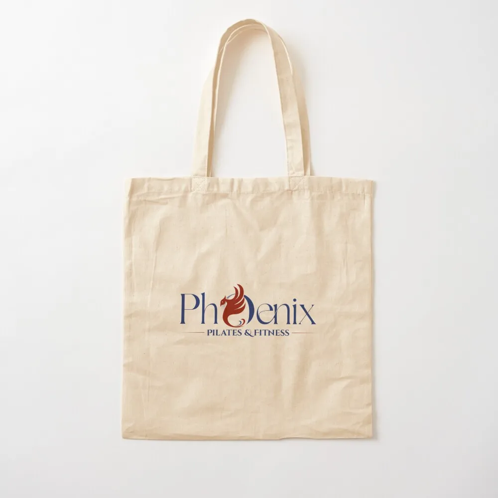 تي شيرت Phoenix Pilates & Fitness Gym، حقيبة حمل للمتسوقين الجامعيين، حقيبة كبيرة للنساء هدية شخصية