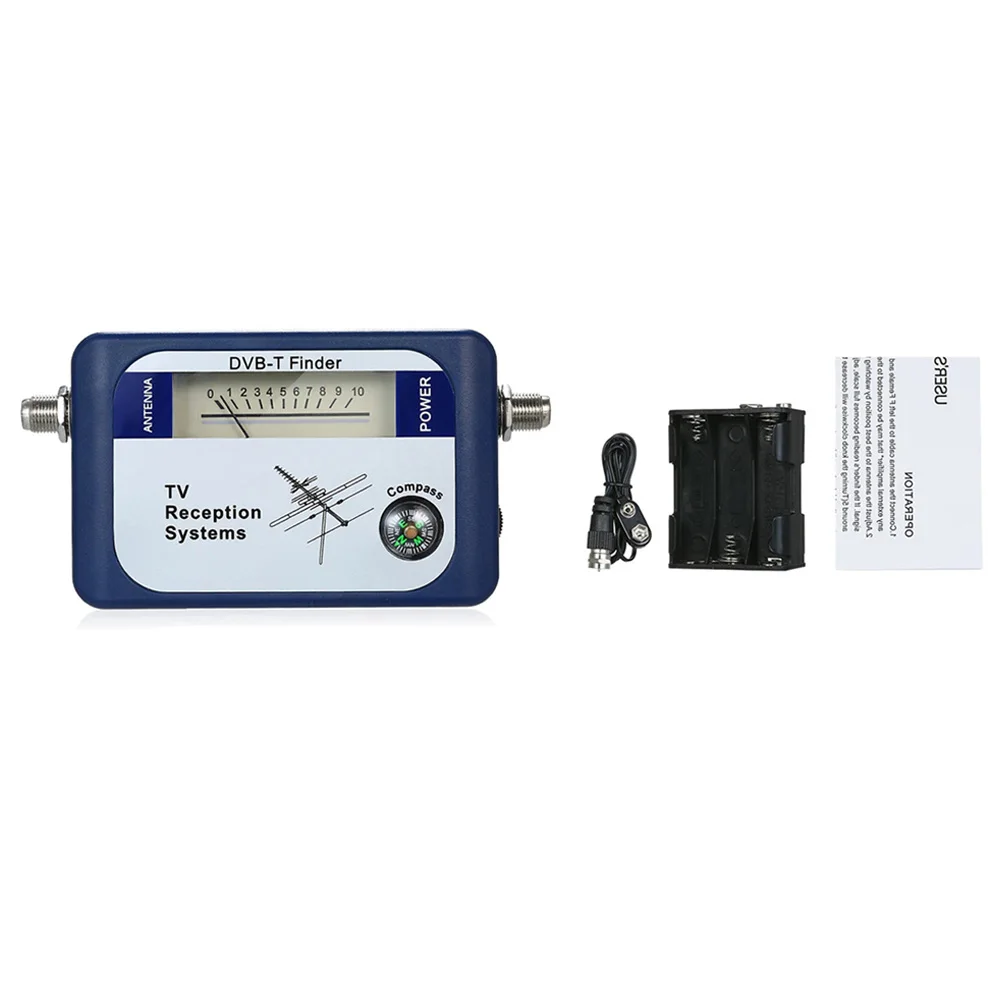 /DVB-T /TV /Signal Finder Detector With For Compass For Terrestrial Antenna Alignment 170-860MHz Digital Meter Tool