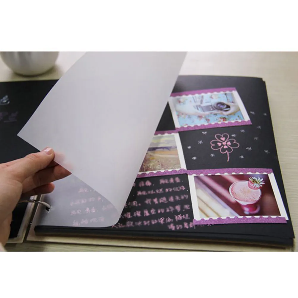 120Pcs Transparent Tracing Paper Sulfur Paper Sheets for Copy Sketching Hand Painting Engineering Drawing Craft