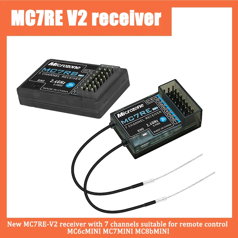 

Новый приемник Mc7re-V2, 7-канальная модель самолета 2,4 ГГц, подходит для Mc6c/Mc7/Mc8b, мини-автомобиль с дистанционным управлением, детали игрушек