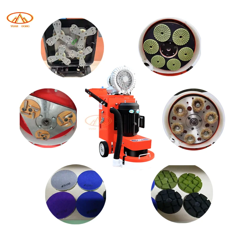 高出力コンクリートグラインダー 450kg 歩行式コンクリート床研磨機 業務用床向け