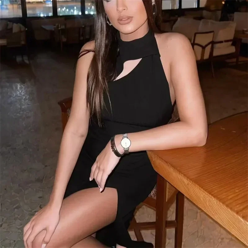 قطع فساتين سوداء المرأة عارية الذراعين فستان طويل امرأة قبالة الكتف أكمام Bodycon فستان 2025 فساتين الحفلات المسائية مثير