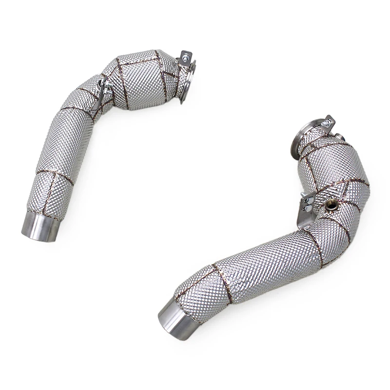 

YD Turbo Header Downpipe for M5/M6 F10/F06 4.4T 2012-2016 Stainless Steel Exhaust Pipe With Catalyst Catted Exhaust Muffler